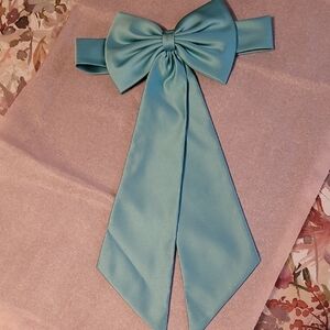 Flower Girl Bow Sash In Pool, Size 2T-8